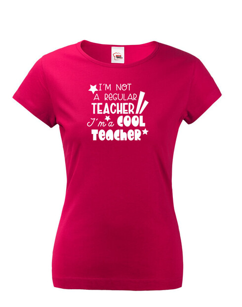 Dámské tričko pro učitelku Cool teacher