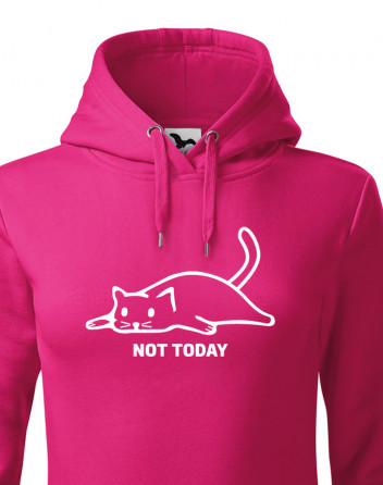 Dámská mikina s kočkou Not today