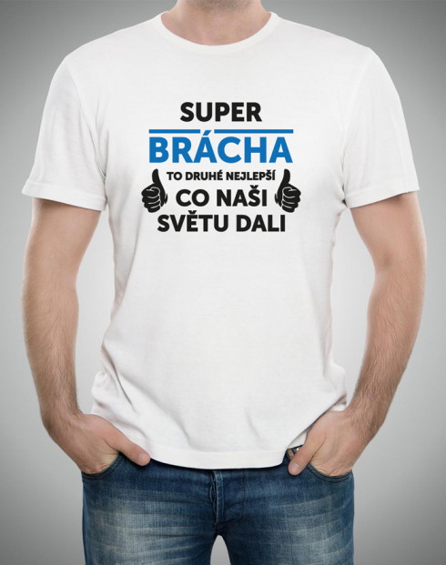 Pánské tričko Super brácha