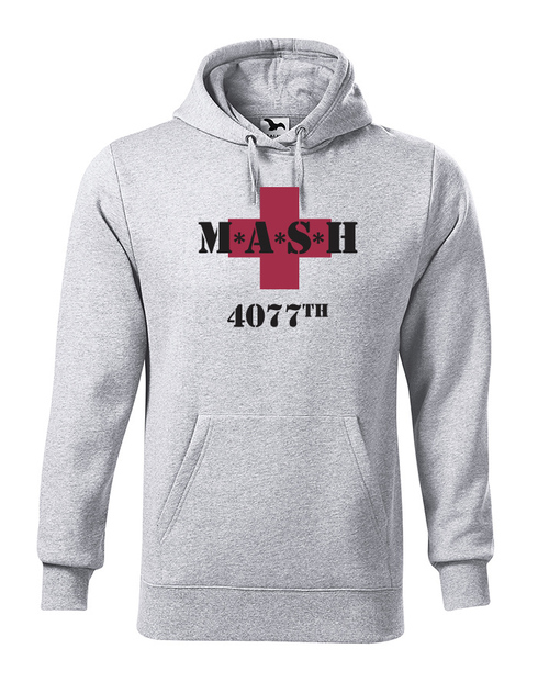 Pánska mikina s potiskem MASH 4077