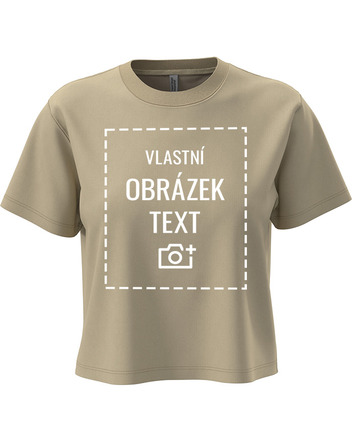 Dámský crop top s vlastním potiskem