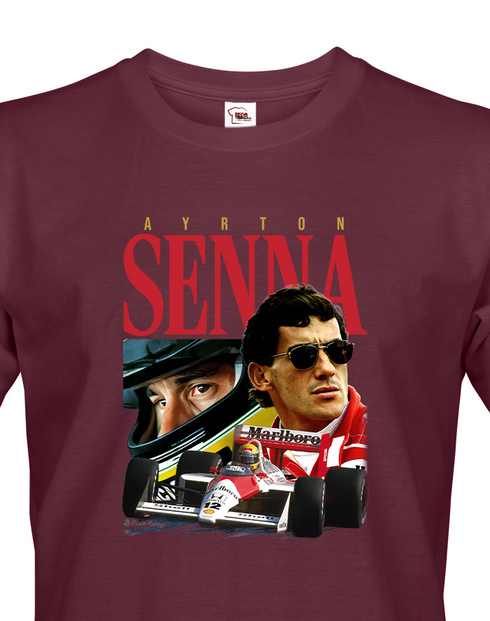 Pánské tričko F1 - Ayrton Senna 2