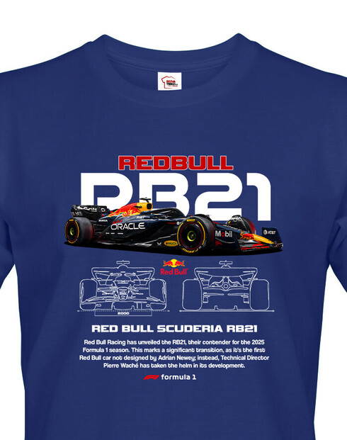 Pánské tričko F1 - Red Bull RB21