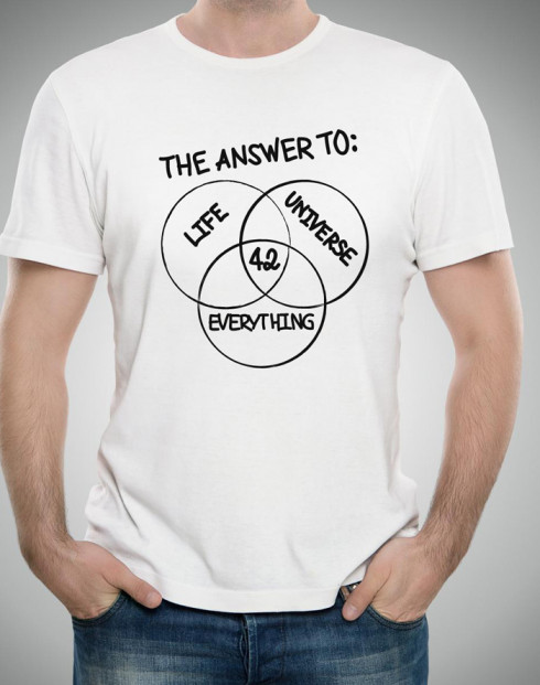 Pánské tričko Answer is 42