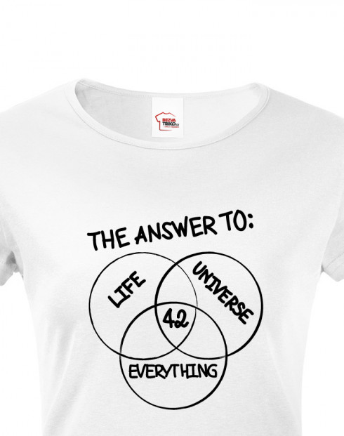 Dámské tričko Answer is 42