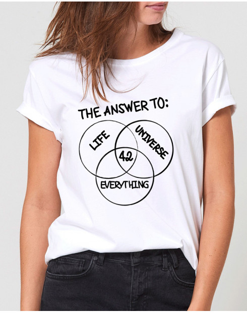 Dámské tričko Answer is 42