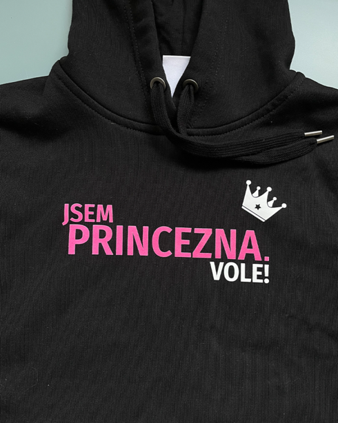 Dámská mikina Jsem princezna vole