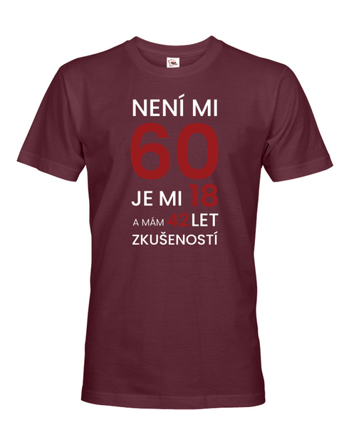 Pánské tričko ke 60. narozeninám