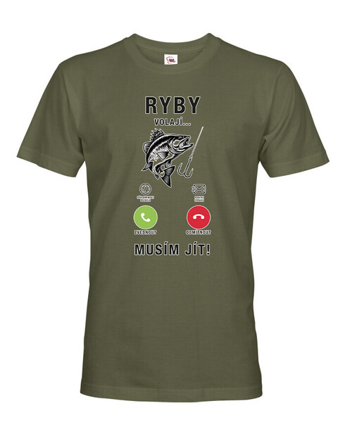Pánské tričko Ryby volají