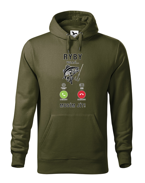 Pánská mikina Ryby volají