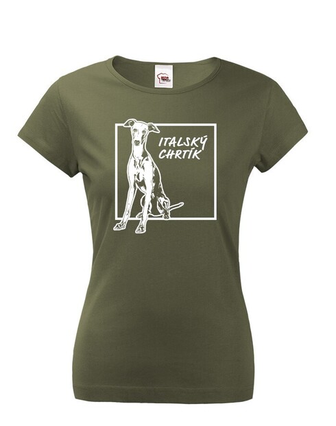 Dámské tričko Italský chrtík 2