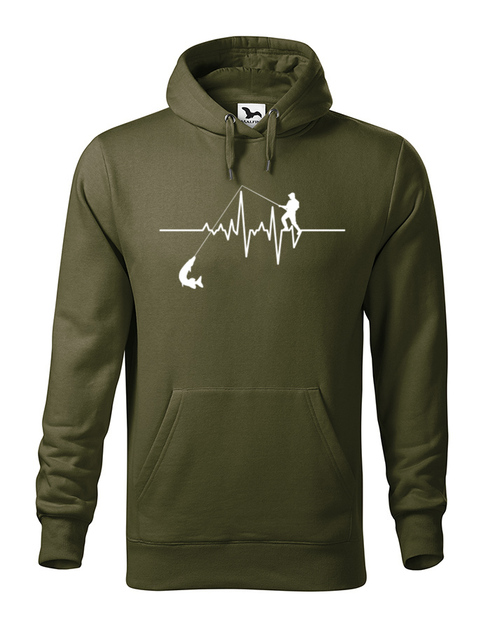 Mikina pro rybáře Tep / Ekg rybáře