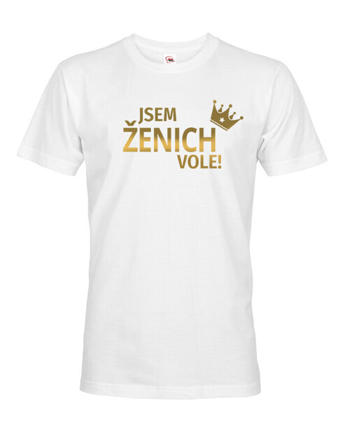Pánské tričko Jsem ženich vole!