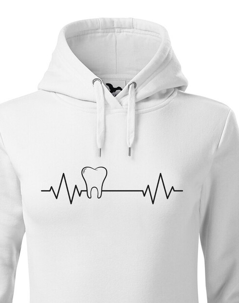 Dámská mikina pro zubaře pulz