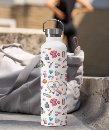 Termoska s bambusovým víčkem I will stab you