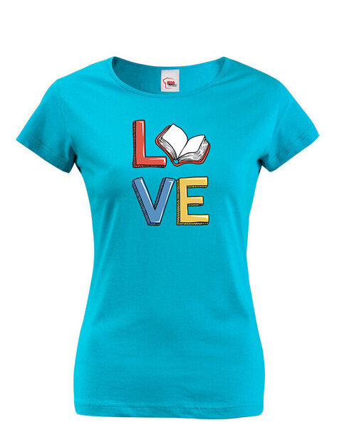 Dámské tričko pro milovníky knížek