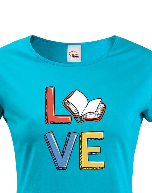 Dámské tričko pro milovníky knížek