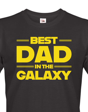 Pánské tričko Best Dad In The Galaxy