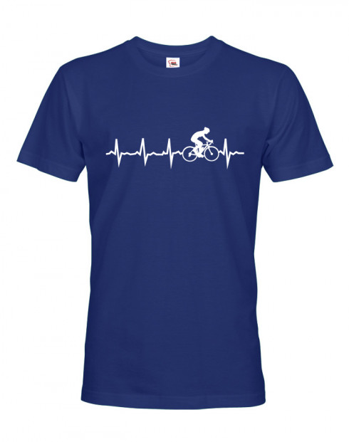 Pánské tričko tep cyklisty