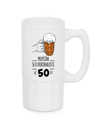 Úzký pivní půllitr – Propíjím se k dokonalosti