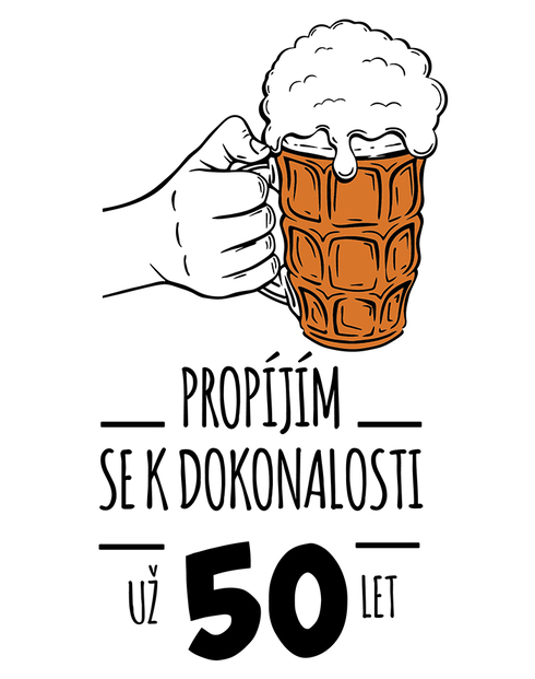 Úzký pivní půllitr – Propíjím se k dokonalosti