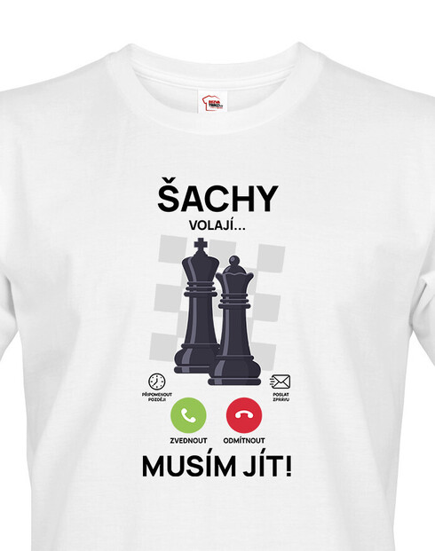 Pánské tričko Šachy volají