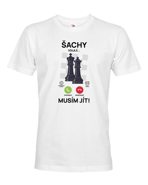Pánské tričko Šachy volají
