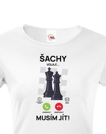 Dámské tričko Šachy volají