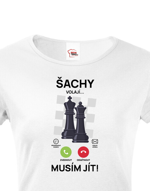 Dámské tričko Šachy volají