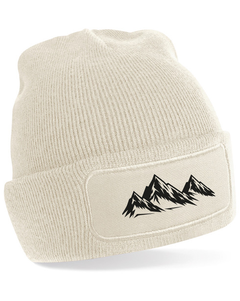 Čepice s obdélníkovou nášivkou Hory