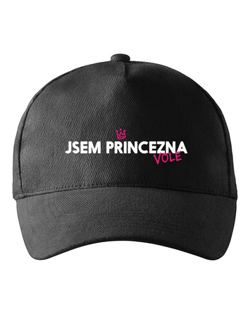 Unisex kšiltovka Jsem princezna vole 2