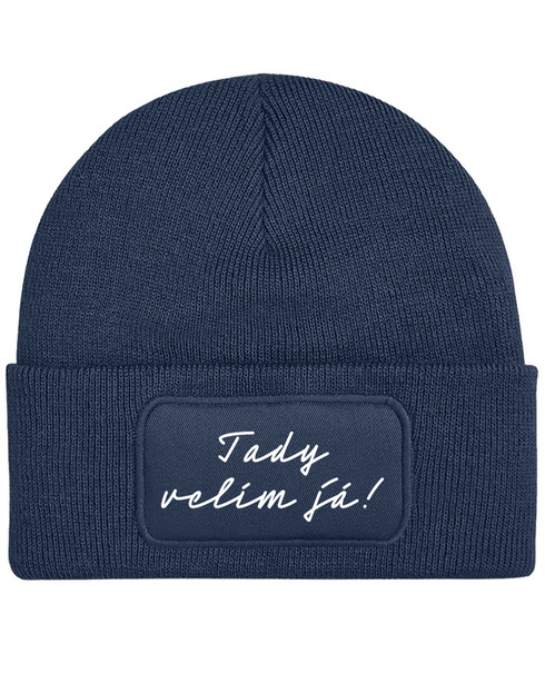 Čepice s obdélníkovou nášivkou Tady velím já!