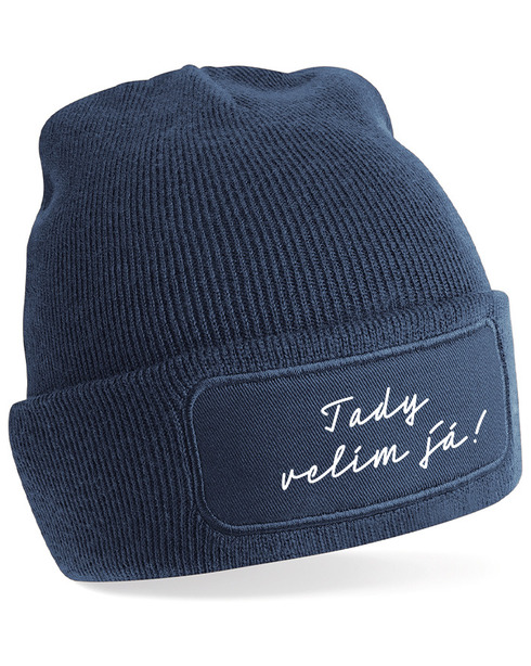 Čepice s obdélníkovou nášivkou Tady velím já!