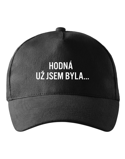 Unisex kšiltovka Hodná už jsem byla