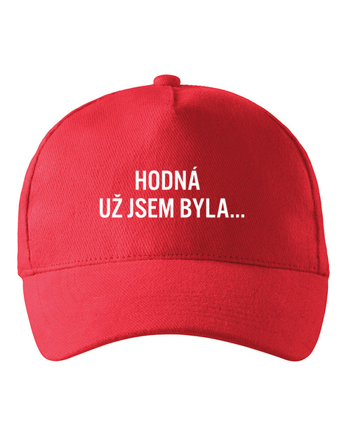 Unisex kšiltovka Hodná už jsem byla