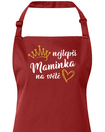 Zástěra s laclem Nejlepší maminka na světě