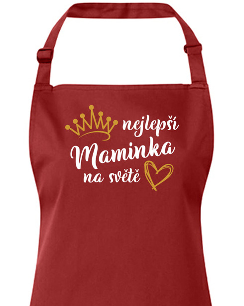 Zástěra s laclem Nejlepší maminka na světě