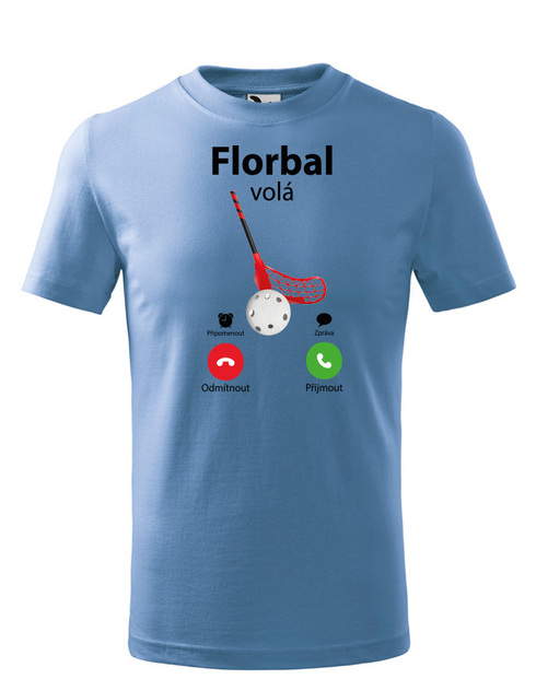 Dětské tričko Florbal volá