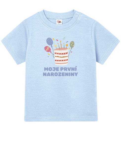 Dětské tričko pro nejmenší s volitelným věkem narozeniny