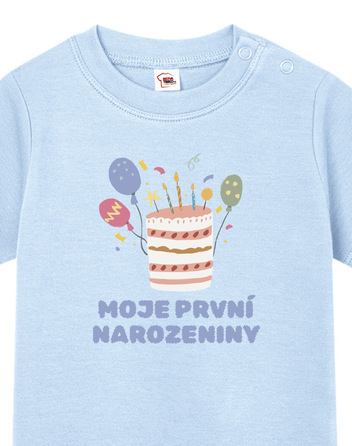 Dětské tričko pro nejmenší s volitelným věkem narozeniny