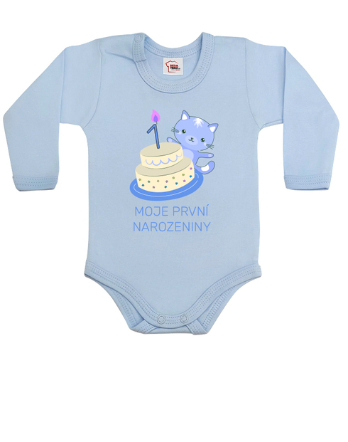 Dětské body Kočička s volitelným věkem