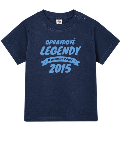 Dětské tričko pro nejmenší s volitelným rokem Opravdové legendy