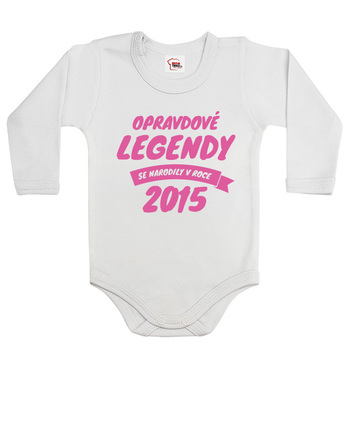 Dětské body s volitelným rokem Opravdové legendy