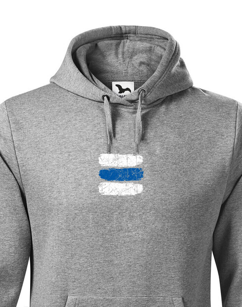 Pánská mikina Turistická značka - modrá