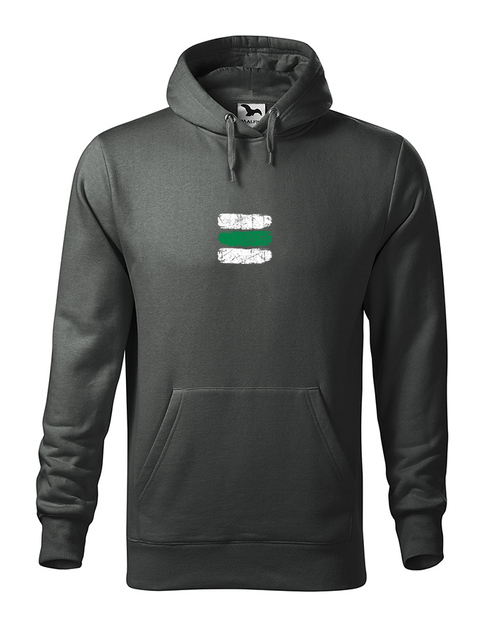 Pánská mikina Turistická značka - zelená