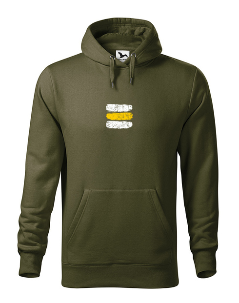 Pánská mikina Turistická značka - žlutá