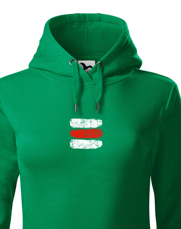 Dámská mikina Turistická značka - červená