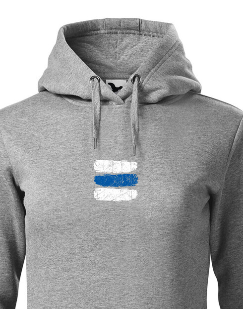 Dámská mikina Turistická značka - modrá