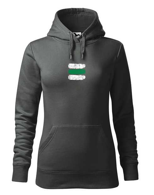 Dámská mikina Turistická značka - zelená