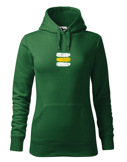 Dámská mikina Turistická značka - žlutá